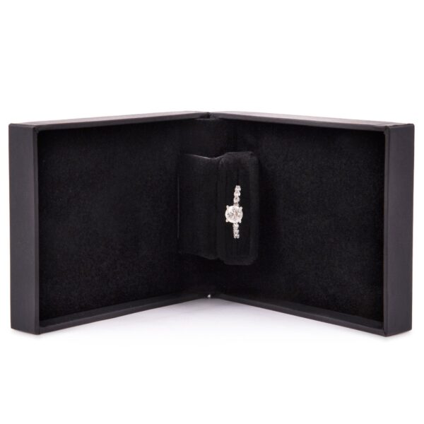 Premium custom proposal ring box with luxury gift packaging and custom branding options