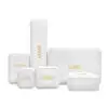 Premium PU leather jewelry box with custom logo embossing, foam insert, and luxury gift packaging design