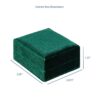 Ribbed Velvet Pendant Box – Custom Necklace Packaging with Foam Insert Premium ribbed velvet pendant box with custom embossed logo, foam insert, and magnetic closure for luxury jewelry packaging