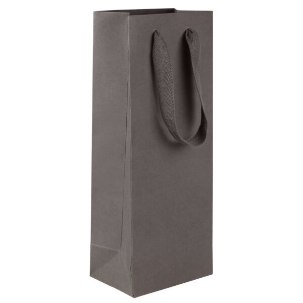 Ribbon handle wine gift bag custom colored jewelry packaging with logo printing