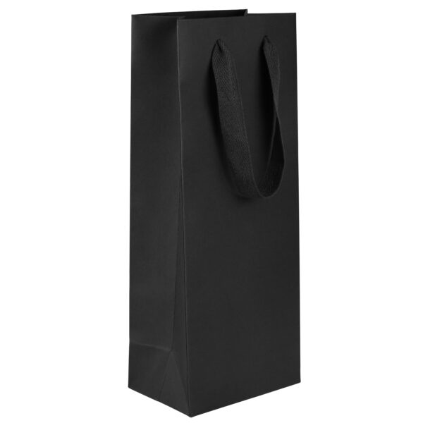 Ribbon handle wine gift bag custom colored jewelry packaging with logo printing