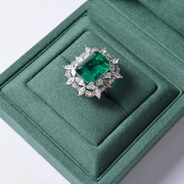 Premium custom ring boxes with velvet inserts in multiple colors and materials for wholesale jewelry brands