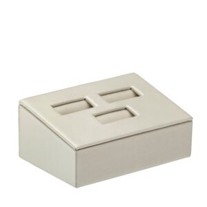 Custom Linea 3-Ring Display Box – Jewelry Showcase Packaging