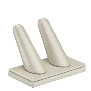 Custom Double-Finger Ring Display Stand | Wholesale Jewelry Showcase Fixture