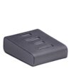 Custom 4-Ring Leatherette Display Stand for Jewelry Retail Custom leatherette 4-ring display stand with personalized logo branding for jewelry retail packaging