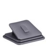 Leatherette Ring Clip Display Stand — Custom Retail Jewelry Display Custom leatherette ring display stand with metal clip holders, available in multiple colors with embossed logo branding