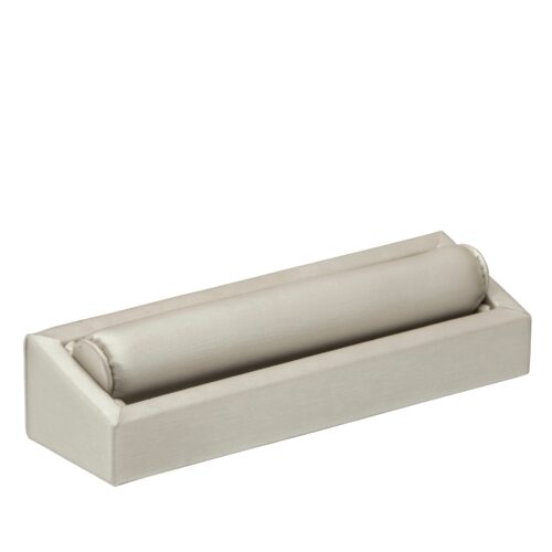 Custom Linea Ring Tub Box – Cylindrical Jewelry Display Stand Custom Linea ring tub box with cylindrical display stand, foam insert, and custom logo branding