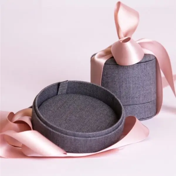 Luxury Round Jewelry Set Boxes – Custom OEM Packaging for Retailers Luxury round custom jewelry set boxes with logo branding, available in multiple materials and finishes