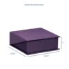 Custom silk-brushed rigid paper earring and pendant gift box with magnetic closure and branded logo printing for jewelry retailers