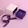 Custom slide drawer earring box with compartments, factory-direct jewelry packaging for rings and accessories