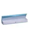 Custom ribbed paper snap bracelet boxes with embossed logo and padded interior for jewelry retail.
