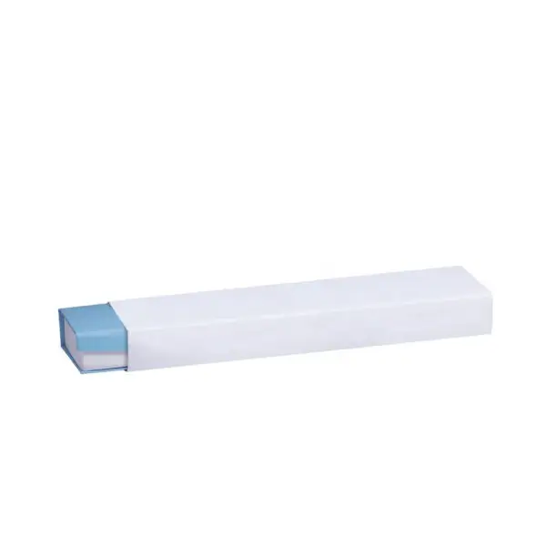 Custom ribbed paper snap bracelet boxes with embossed logo and padded interior for jewelry retail.