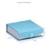 Premium Ribbed Paper Snap-Closure Earring Box - Custom Jewelry Packaging Premium ribbed paper snap-closure earring box with custom logo branding and foam insert for jewelry retail packaging