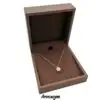 Custom soft touch paper sleeve earring box with logo printing and foam insert