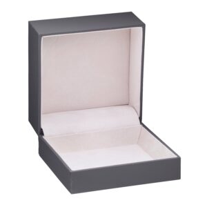 Custom Soft Touch Jewelry Box with Sleeve — Flat Pad Interior