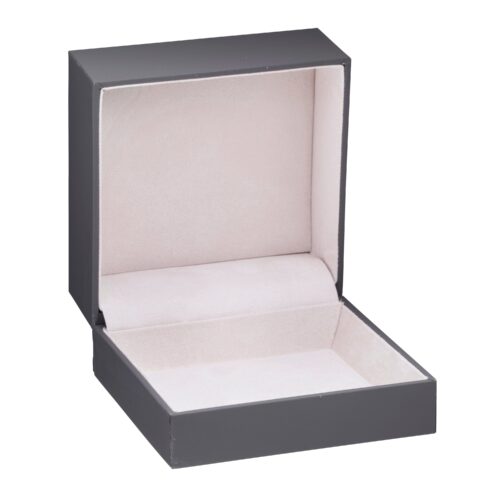 Custom Soft Touch Jewelry Box with Sleeve — Flat Pad Interior Premium soft-touch jewelry box with matching sleeve, flat pad interior, and custom branding options