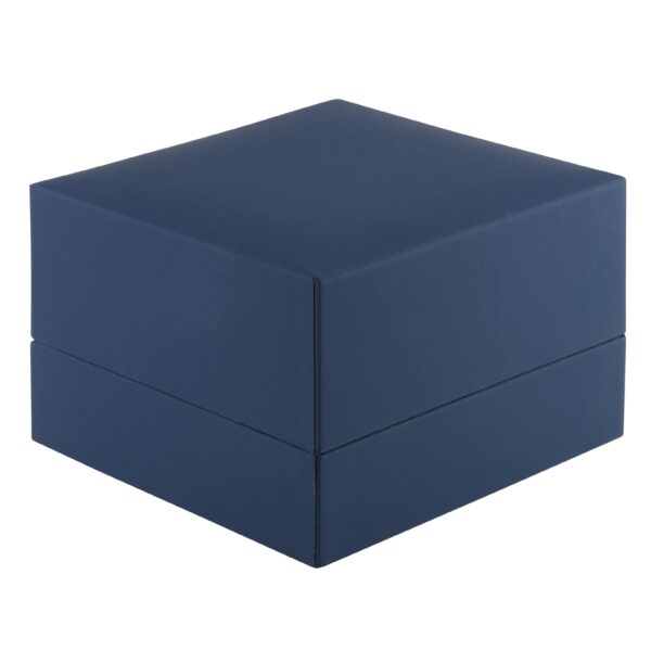 Custom soft touch pendant and earring box with protective sleeve, premium jewelry packaging solution