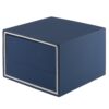 Custom soft touch pendant and earring box with protective sleeve, premium jewelry packaging solution