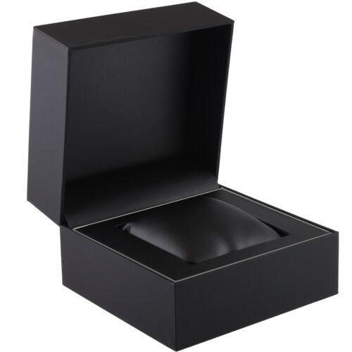 Custom Soft Touch Paper Watch Box – Luxury Packaging for Brands Premium soft touch paper watch box with custom logo printing, interior foam padding, and magnetic closure