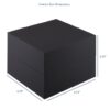 Premium soft touch paper watch box with custom logo printing, interior foam padding, and magnetic closure