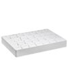 Premium leatherette stackable 28-pad jewelry display tray with pendant and earring holders