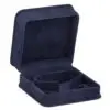 Premium suede bracelet and bangle box with ornate collection design, custom jewelry packaging