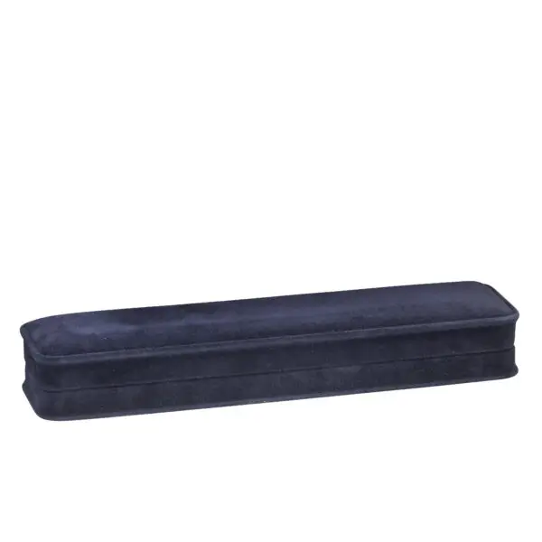 Luxury suede bracelet boxes with ornate design, custom jewelry packaging