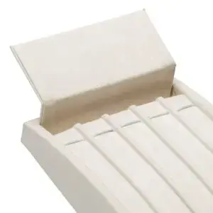 Custom Suede 5-Bracelet Dome Display Box - OEM Jewelry Packaging