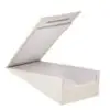 Custom suede laydown chain ramp for necklace and pendant gift boxes, premium jewelry display insert