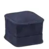 Custom luxury suede earring box with ornate embossed finish and custom branding, jewelry packaging for brands and retailers