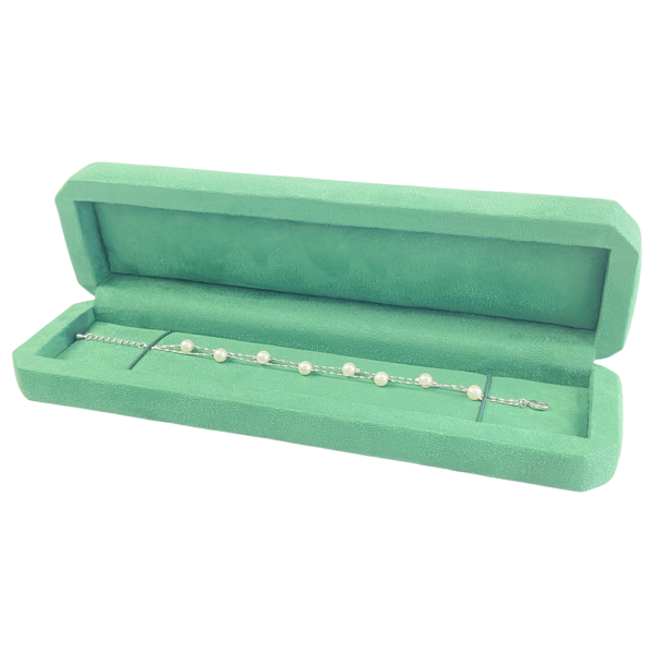 Custom Suede Minimalist Earring Box with Full Logo Branding Premium suede minimalist earring box with custom logo branding for jewelry brands