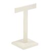 Suede earring display tree stand for jewelry boutiques with custom branding and color options