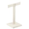 Suede earring display tree stand for jewelry boutiques with custom branding and color options