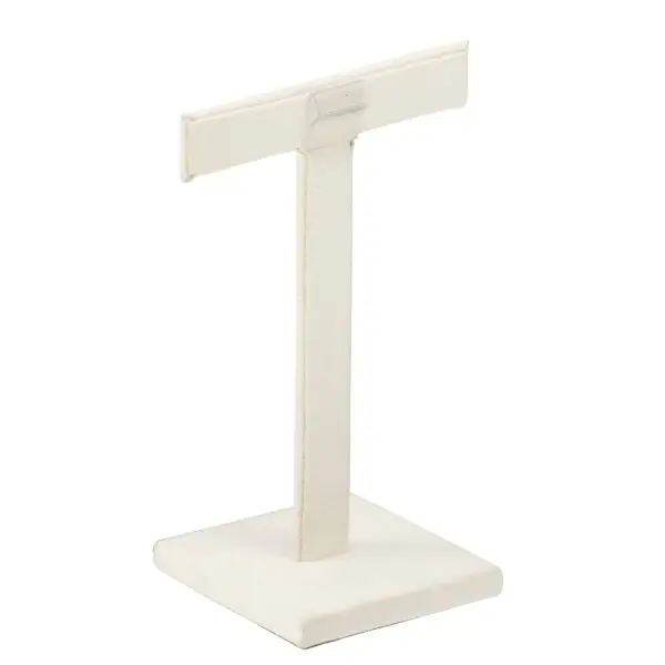 Custom Suede Earring Display Tree Stand with Logo Options Suede earring display tree stand for jewelry boutiques with custom branding and color options
