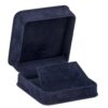 Custom suede luxury jewelry box, ornate design, fully customizable colors and logo for wholesale jewelry brands