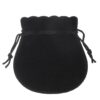 Custom Suede Jewelry Pouch - Large, Logo Branding & Private Label Large suede jewelry pouch with custom logo branding and luxury packaging inserts