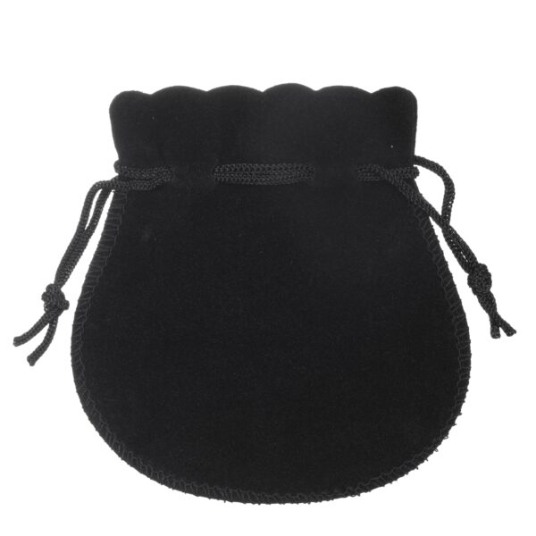 Custom Suede Jewelry Pouch - Large, Logo Branding & Private Label Large suede jewelry pouch with custom logo branding and luxury packaging inserts
