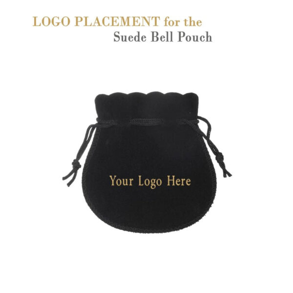Premium Suede Luxury Pouch for Jewelry - Medium, Custom Branding & OEM Premium suede luxury jewelry pouch, medium size, custom branding available, factory-direct wholesale packaging
