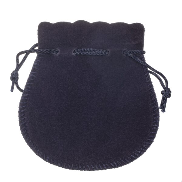 Custom Suede Jewelry Pouch - Large, Logo Branding & Private Label Large suede jewelry pouch with custom logo branding and luxury packaging inserts