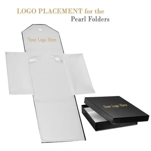 Custom Small Suede Pearl Jewelry Pouch – OEM & Private Label Small custom suede pearl-finish jewelry pouch with OEM branding for wholesale packaging