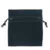 Medium Rectangular Suede Pouch – Custom Jewelry Packaging Custom medium rectangular suede jewelry pouch with personalized branding and luxury packaging design