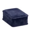 Custom Suede Pendant & Earring Display Box – Ornate Collection Custom suede-lined pendant and earring display box with ornate embossed logo and ornate finishes
