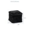 Premium suede ring clip box with ornate interior, magnetic closure, and custom logo embossing for jewelry brands