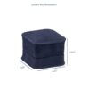 Premium Suede Ring Box – Custom Ornate Collection Luxury custom suede ring box with embossed logo, ornate branding, protective foam insert for engagement rings