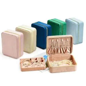 Custom Travel Jewelry Case | 130+ Color Options | Wholesale OEM