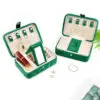 Custom travel jewelry case in 130+ color options — factory-direct OEM wholesale organizer for jewelry brands and boutiques