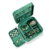 Custom travel jewelry case in 130+ color options — factory-direct OEM wholesale organizer for jewelry brands and boutiques