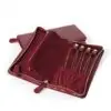 Custom Burgundy PU Leather Travel Jewelry Cases – Wholesale & OEM Burgundy PU leather travel jewelry case with customizable compartments, magnetic closure, and logo branding for wholesale