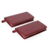 Custom Burgundy PU Leather Travel Jewelry Cases – Wholesale & OEM Burgundy PU leather travel jewelry case with customizable compartments, magnetic closure, and logo branding for wholesale