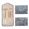 Custom Travel Jewelry Organizer Roll – Wholesale Private Label & OEM Custom travel jewelry organizer roll with multiple compartments and carrying strap in premium materials